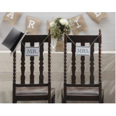 Mr & Mrs Chair Banners