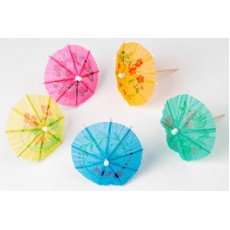 Cocktail Umbrella Parasols x12