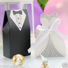 Dress and Tuxedo favor boxes 