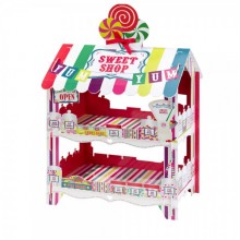 Candy Sweet Shop Stand (2 Tier) -Multi