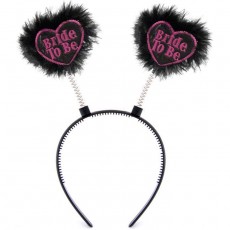 Boppers - Bride To Be Heart (Black)