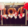 Giant LOVE balloons 