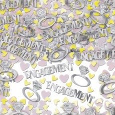 Metallic Engagement Confetti